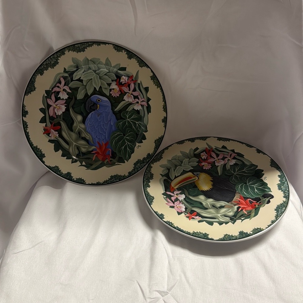 Vintage Claire Murray Rainforest Plates